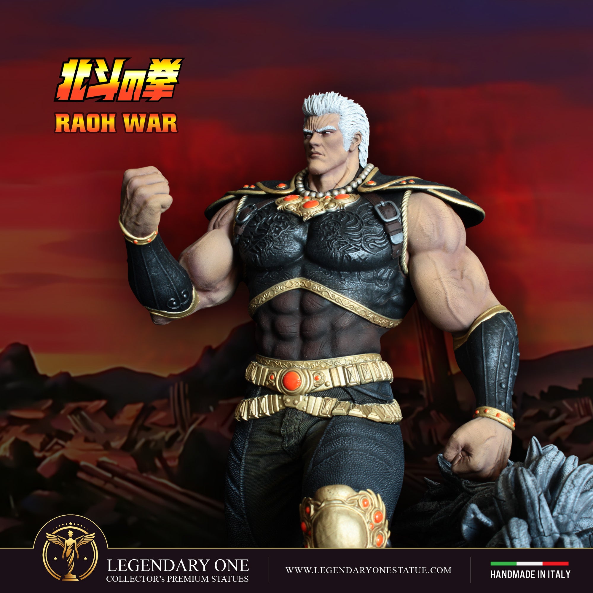 Raoh Statua da Collezione Esclusiva – Ken il Guerriero (Hokuto no Ken) Figure - Limited Edition scala 1:4/1:6
