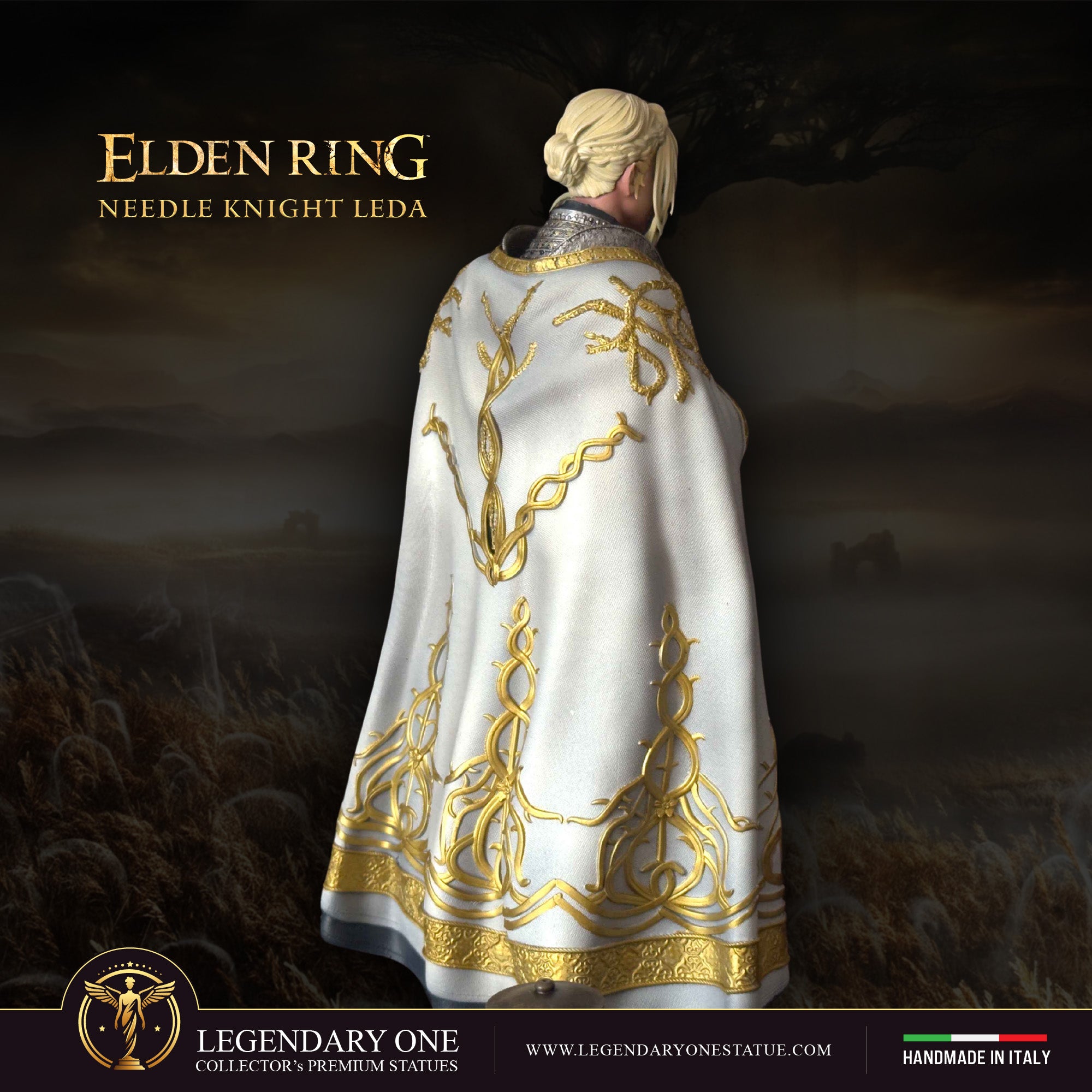 Needle Knight Leda Statua da Collezione - Elden Ring Figure Real Game Color - scala 1:6/1:4