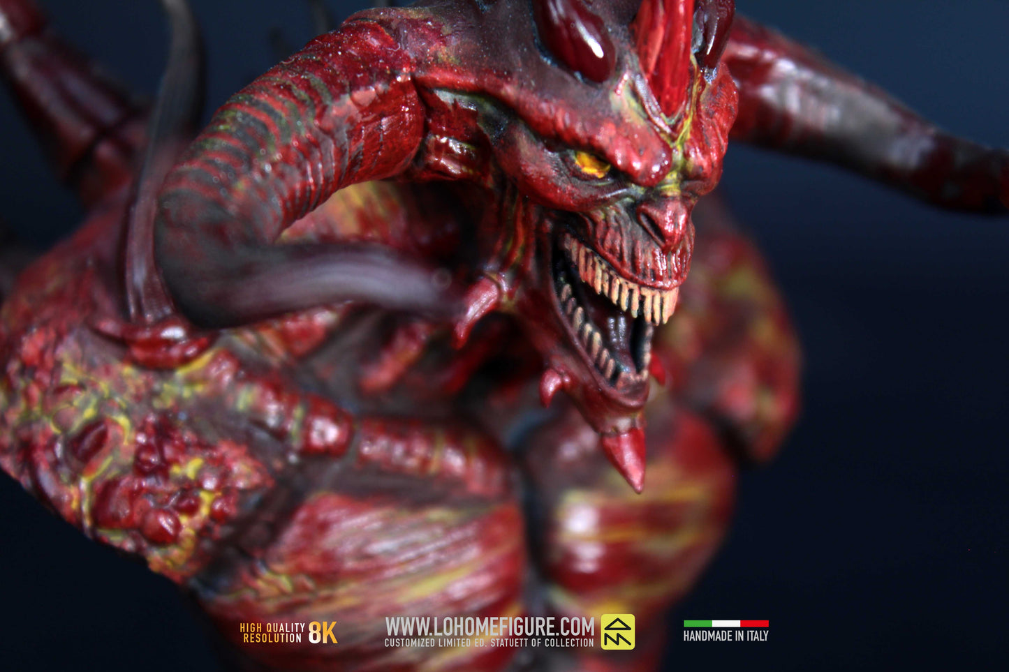 Diablo 4 Figure, statua da collezione di Mephisto personaggio di Diablo, Action Figure di Diablo Mephisto Figurine, 12k Made in Italy