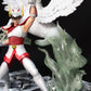 Saint Seiya Diorama Pegasus - Knight of Zodiac Action Figure - Statua di Pegasus con cavallo pezzo esclusivo con Multi LED scena notturna