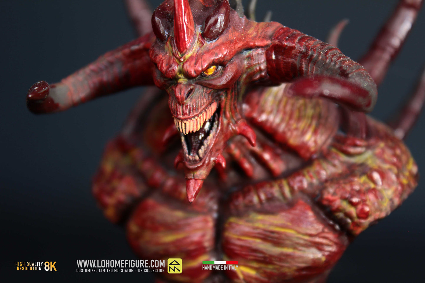 Diablo 4 Figure, statua da collezione di Mephisto personaggio di Diablo, Action Figure di Diablo Mephisto Figurine, 12k Made in Italy