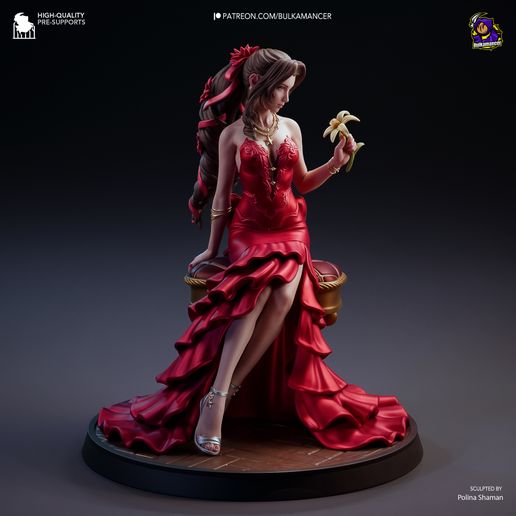 Aerith in Red Dress Final Fantasy VII statua da collezione IceBreaker Series