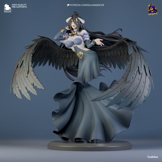 Albedo Overlord statua da collezione IceBreaker Series