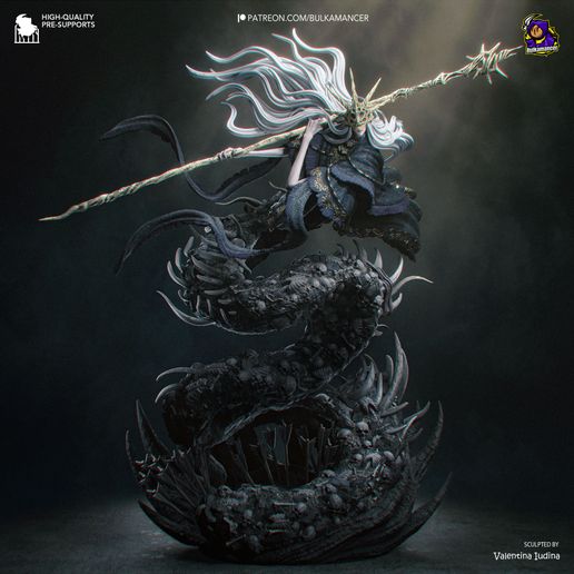 Aldrich Dark Souls statua da collezione IceBreaker Series