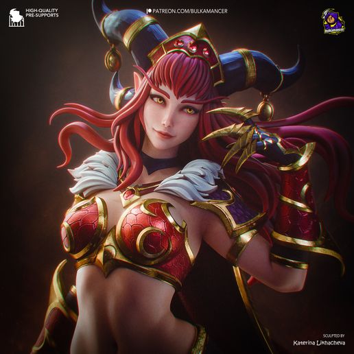 Alexstrasza World of Warcraft statua da collezione IceBreaker Series