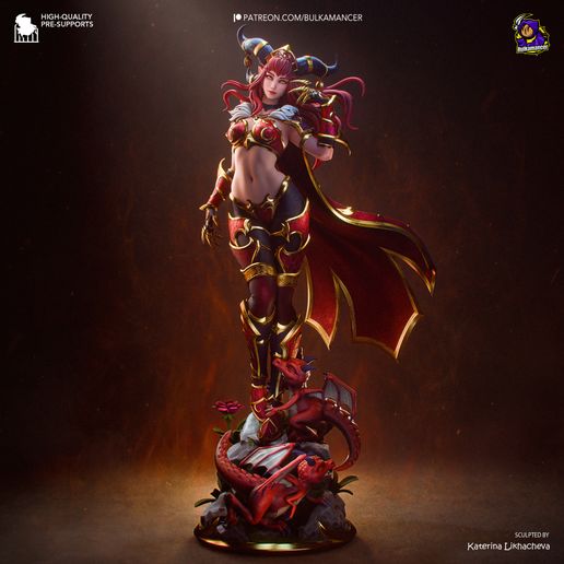 Alexstrasza World of Warcraft statua da collezione IceBreaker Series