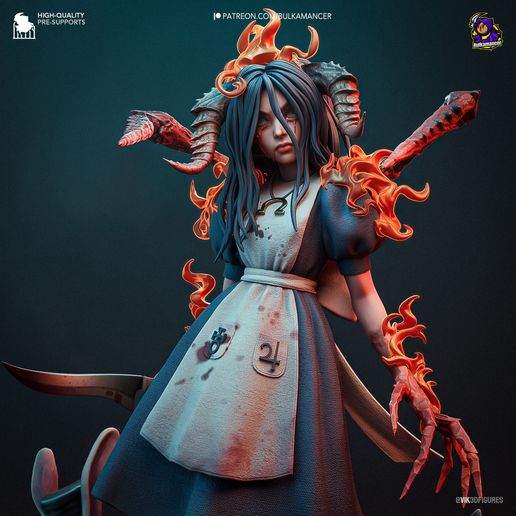 American McGee's Alice statua da collezione IceBreaker Series