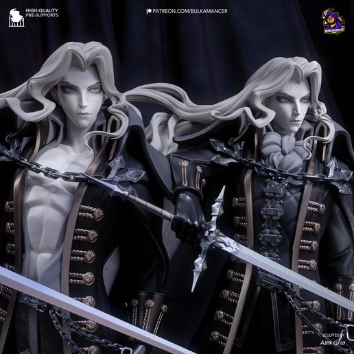 Alucard Castlevania statua da collezione IceBreaker Series