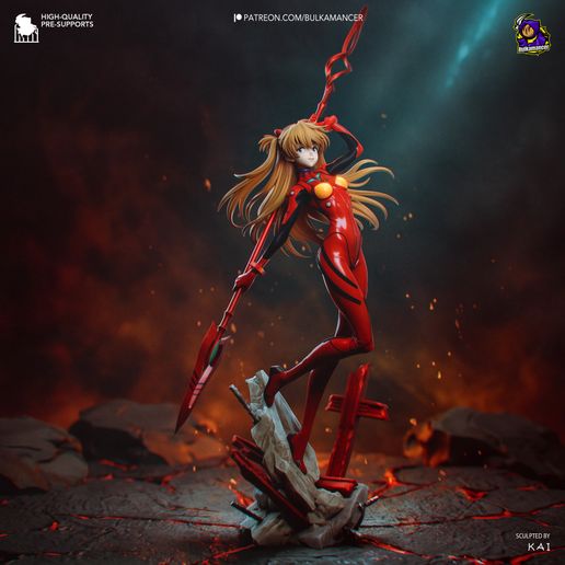 Asuka Langley Rei statua da collezione IceBreaker Series