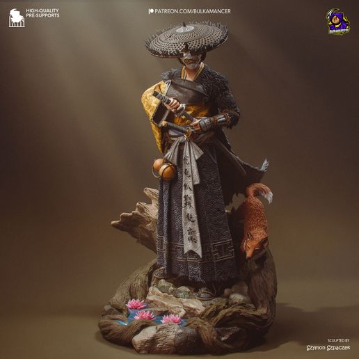 Atsu Ghost of Yotei statua da collezione IceBreaker Series