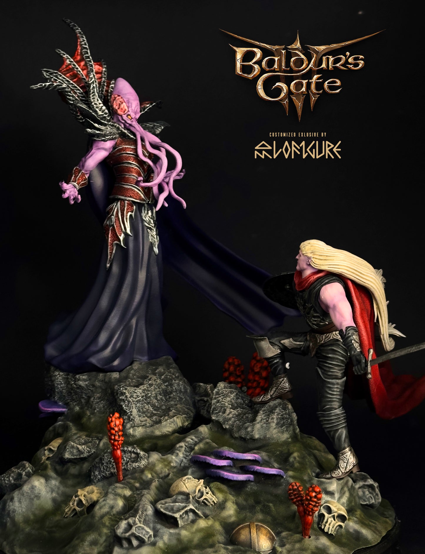 Baldur's Gate 3 Collector's Edition Action Figure, diorama da collezione di Baldur's Gate III edizione limitata Made in ITA risoluzione 12k