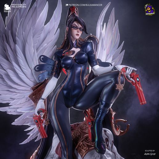 Bayonetta Gunslinger statua da collezione IceBreaker Series