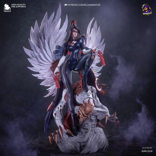 Bayonetta Gunslinger statua da collezione IceBreaker Series