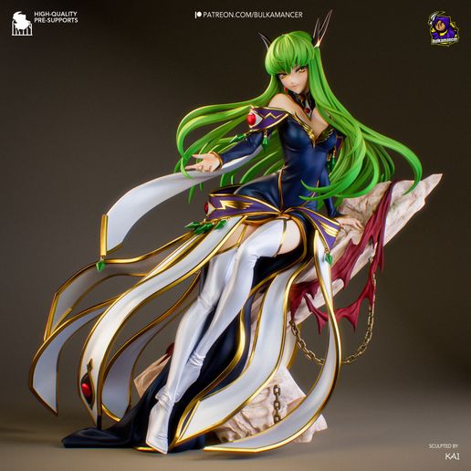 Empress C.C. Code Geass statua da collezione IceBreaker Series