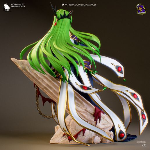 Empress C.C. Code Geass statua da collezione IceBreaker Series