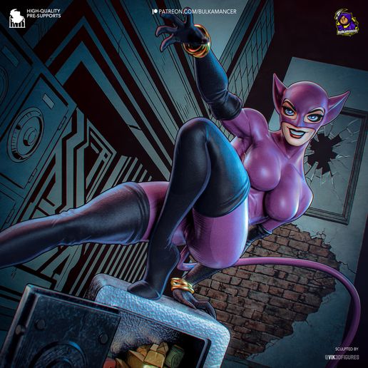 Catwoman Long Halloween statua da collezione IceBreaker Series