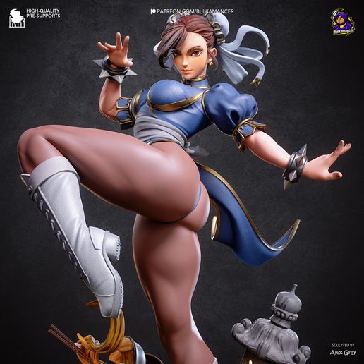 Chun-Li statua da collezione IceBreaker Series