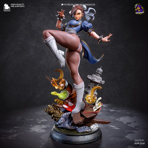 Chun-Li statua da collezione IceBreaker Series