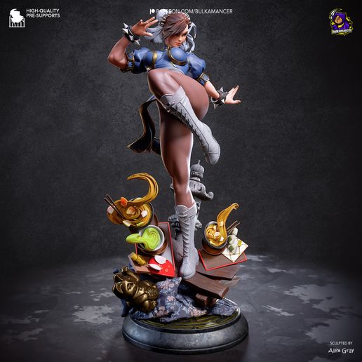 Chun-Li statua da collezione IceBreaker Series