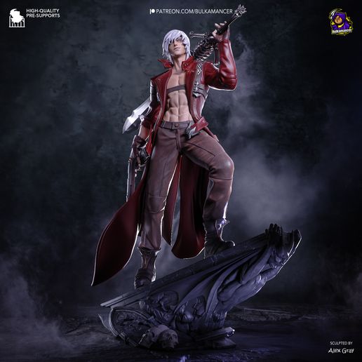 Dante Devil May Cry statua da collezione IceBreaker Series