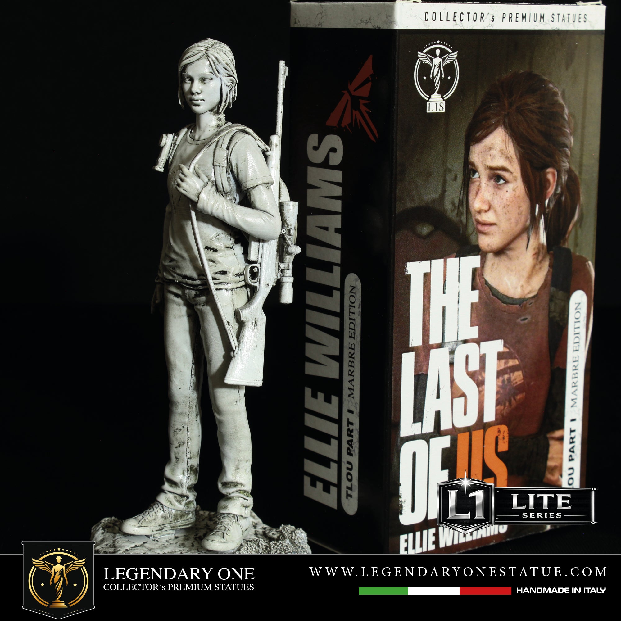 Ellie Williams Figure MARBLE EDITION – The Last of Us PART 1 Statua da Collezione