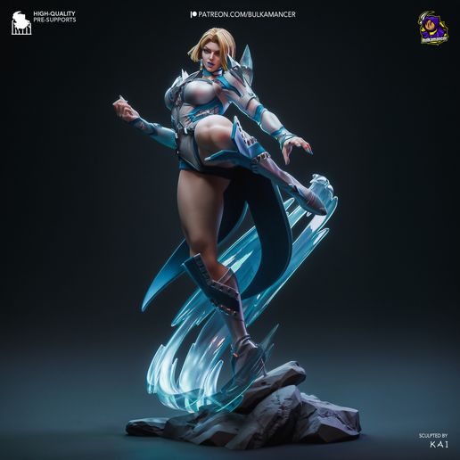 Emma Frost Marvel Rivals statua da collezione IceBreaker Series