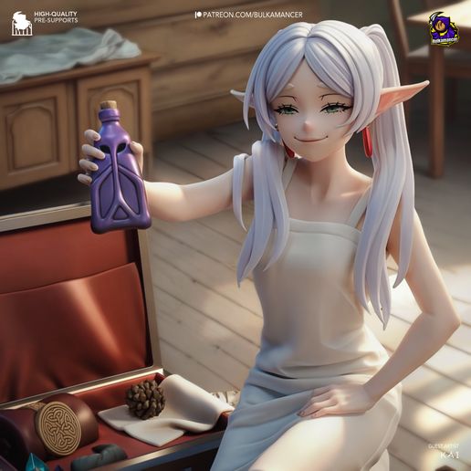 Frieren Sousou no Frieren statua da collezione IceBreaker Series