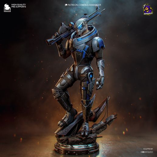 Garrus Mass Effect statua da collezione IceBreaker Series