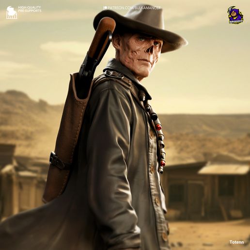 The Ghoul Fallout statua da collezione IceBreaker Series