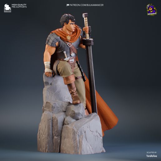 Guts Berserk: The Golden Age Arc statua da collezione IceBreaker Series