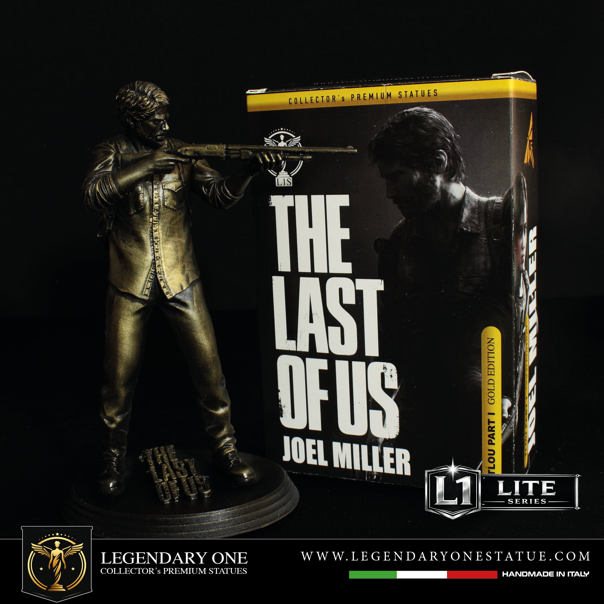 Joel Miller Figure GOLD EDITION – The Last of Us PART 1 Statua da Collezione