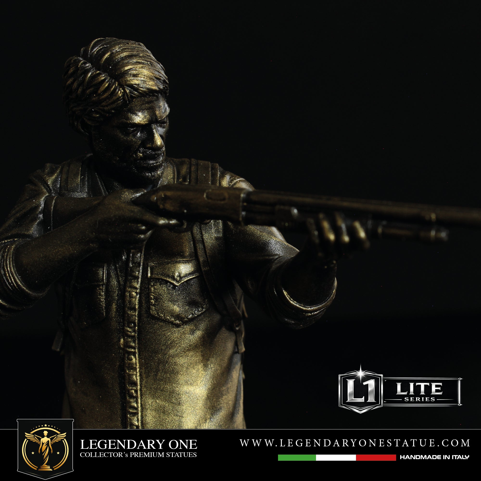 Joel Miller Figure GOLD EDITION – The Last of Us PART 1 Statua da Collezione
