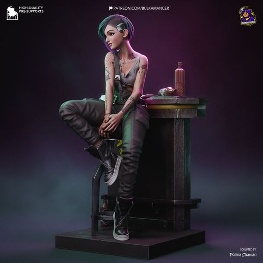 Judy Cyberpunk: Edgerunners statua da collezione IceBreaker Series