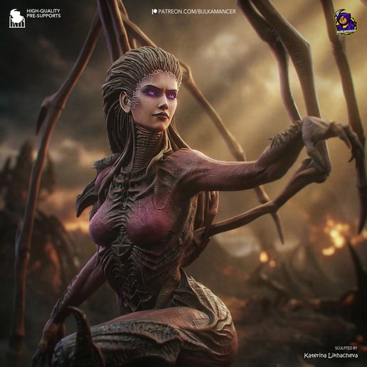 Kerrigan Sci-Fi statua da collezione IceBreaker Series