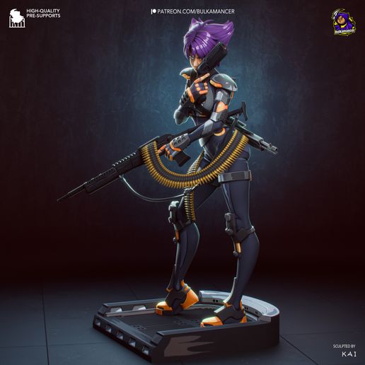 Konoko Cyberpunk: Edgerunners statua da collezione IceBreaker Series