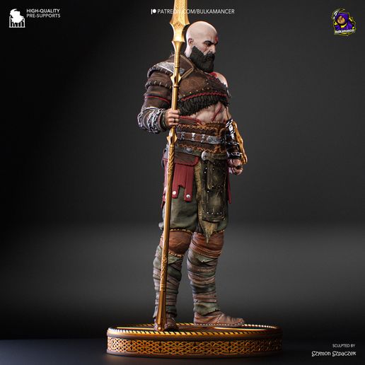Kratos God of War statua da collezione IceBreaker Series