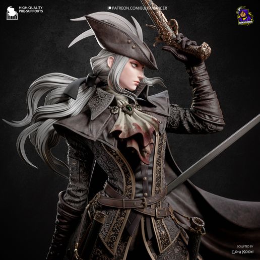 Lady Maria Bloodborne statua da collezione IceBreaker Series