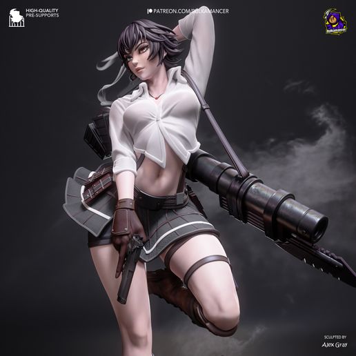 Lady Devil May Cry 3 statua da collezione IceBreaker Series