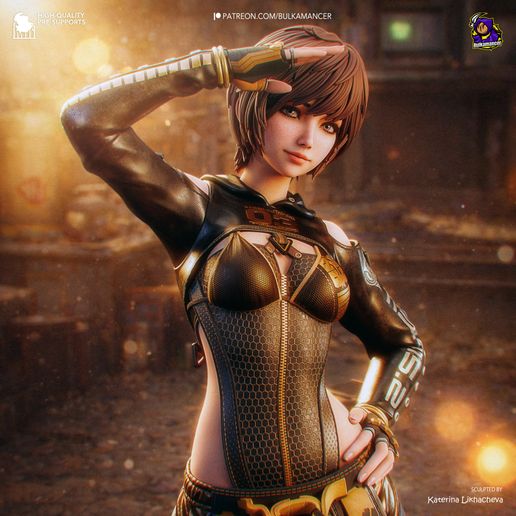 Lily Stellar Blade statua da collezione IceBreaker Series