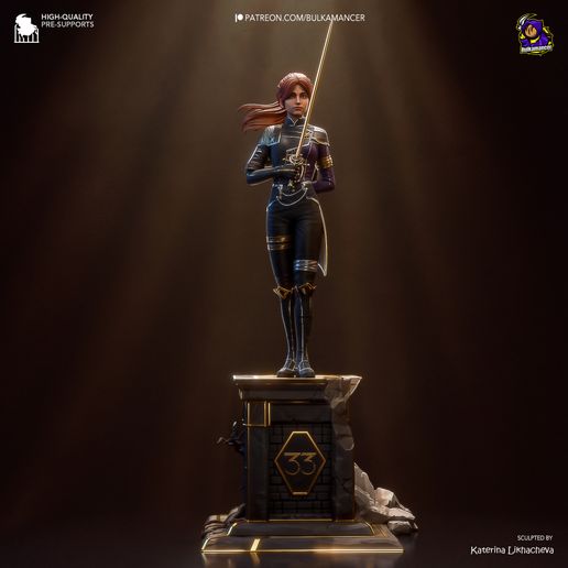 Maelle Clair Obscur: Expedition 33 statua da collezione IceBreaker Series
