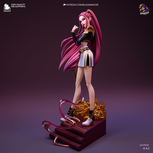Golden Dancer Demon Hunters statua da collezione IceBreaker Series
