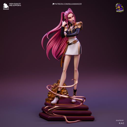 Golden Dancer Demon Hunters statua da collezione IceBreaker Series