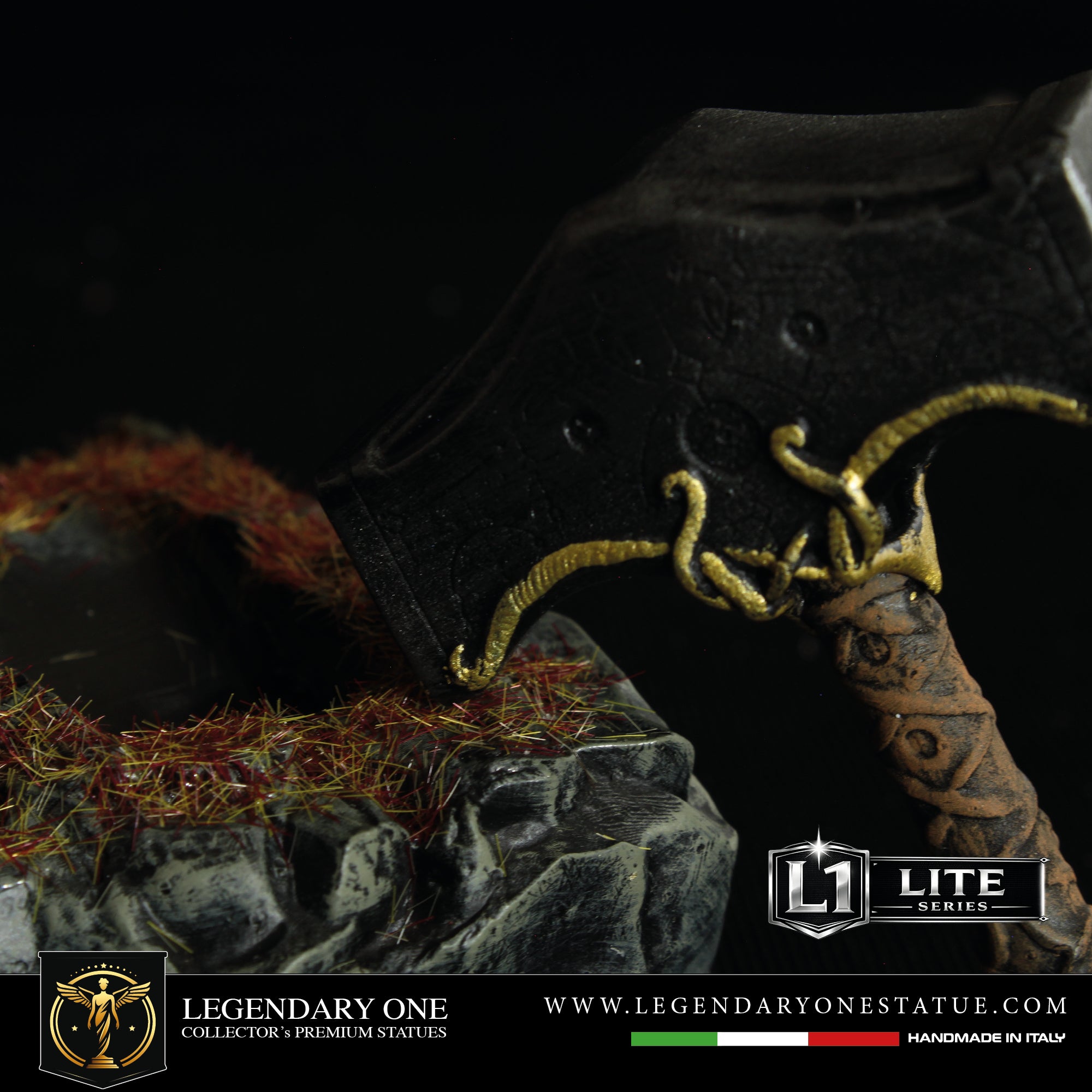 Mjölnir Hammer Figure - God of War Ragnarok Statua da Collezione