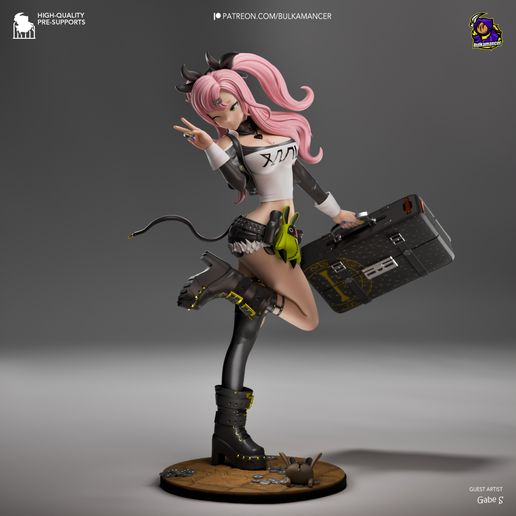 Nicole Demara Zenless Zone Zero statua da collezione IceBreaker Series