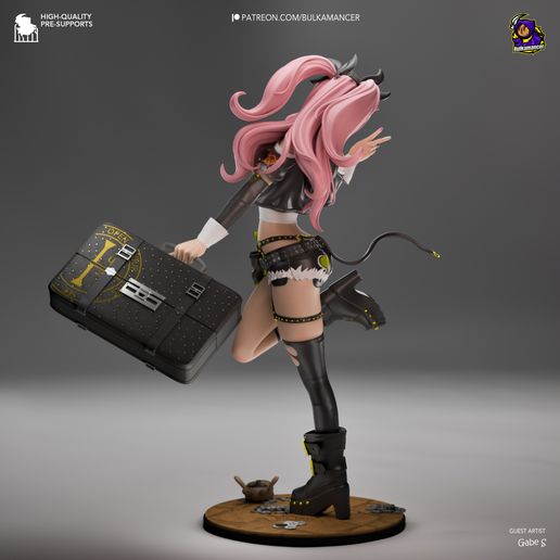 Nicole Demara Zenless Zone Zero statua da collezione IceBreaker Series