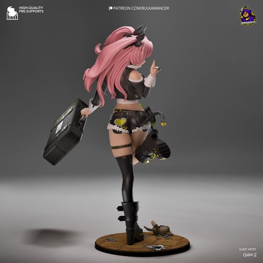 Nicole Demara Zenless Zone Zero statua da collezione IceBreaker Series