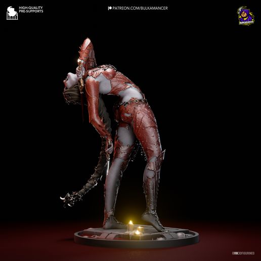 Orin the Red Baldur's Gate 3 statua da collezione IceBreaker Series