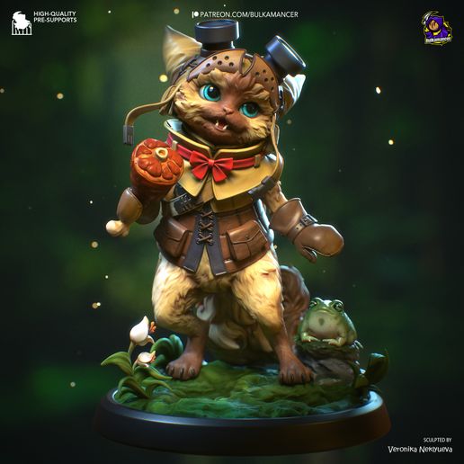 Palico and Toad Monster Hunter Wilds statua da collezione IceBreaker Series