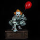 Action Figure Pennywise, Statua Pennywise da 32 cm, Pennywise statua da collezione, dettagli incredibili, Action Figure esclusiva Made in Italy