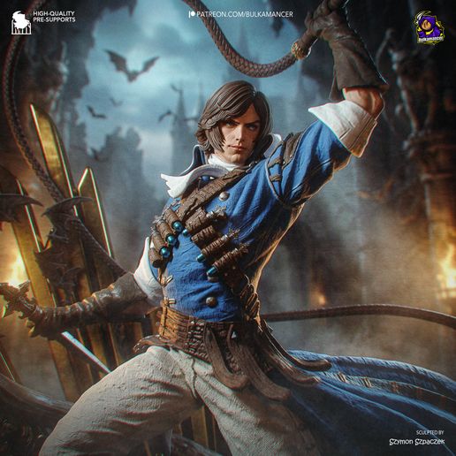 Richter Belmont Castlevania statua da collezione IceBreaker Series